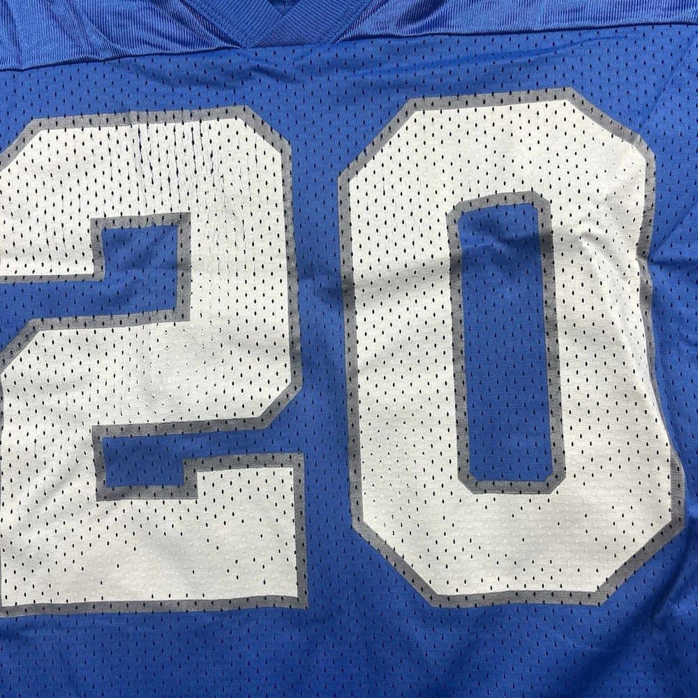Vintage Detroit Lions Barry Sanders Champion Jersey #20 NFL Football Men’s 48 - Picture 4 of 9